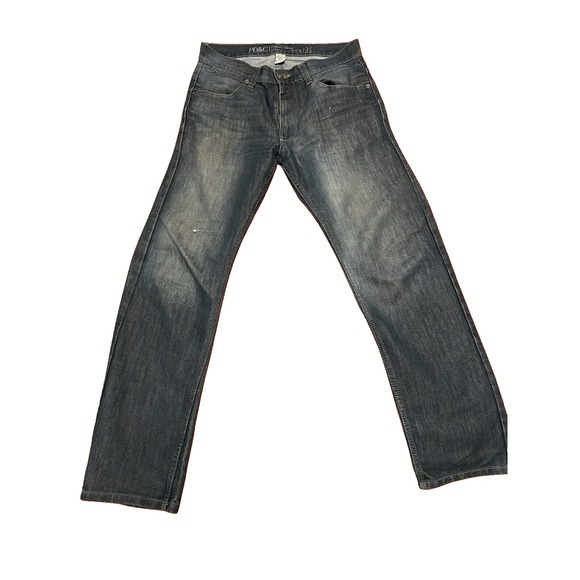 PD &‎ C Pants Mens 32x32 Blue Denim Jeans Slim Straight Stylish Comfort Outdoors - Picture 1 of 3